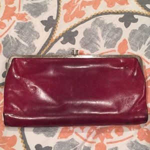 HOBO Lauren Clutch Wallet - Deep Red